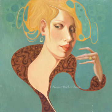 The Ladies Live  Stylized Paintings by Hollis Richardson